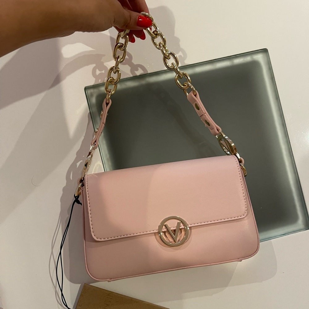 NWT Mario Valentino Purse (Black & Pink)